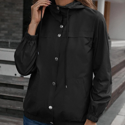 Lässige Windbreaker Outdoor Jacke für Frauen