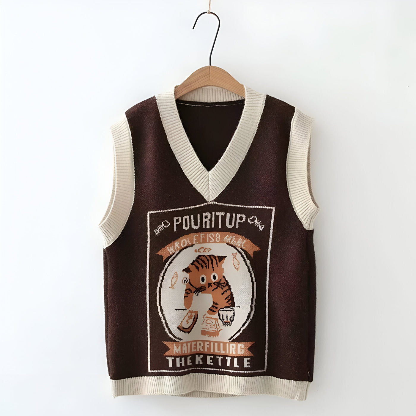 Aiden | Koreanischer Stil Pink Peach Blossom Strickweste