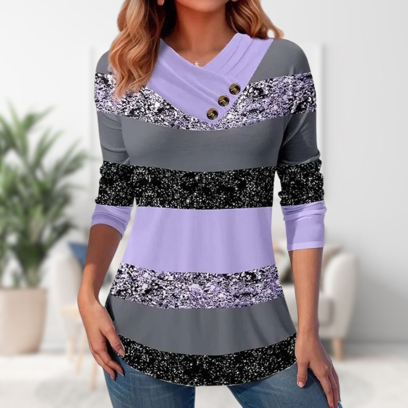 Damen V-Ausschnitt Pullover aus Feinstrick - Elegant & Weich