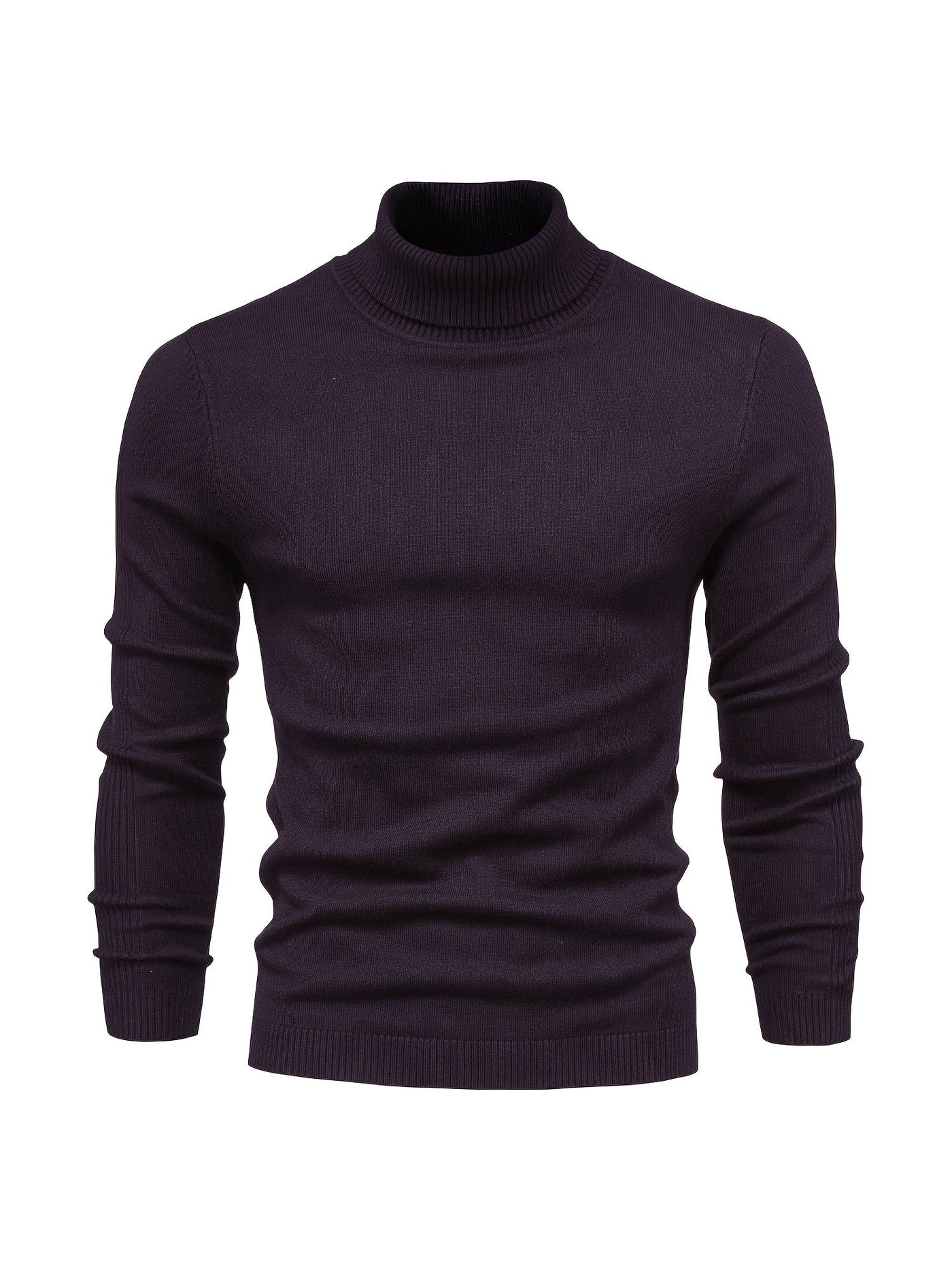 Eleganter Herren Rollkragenpullover aus Merinowolle