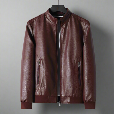 Herren Lederjacke Klassisch - Zeitloses Bomber Design