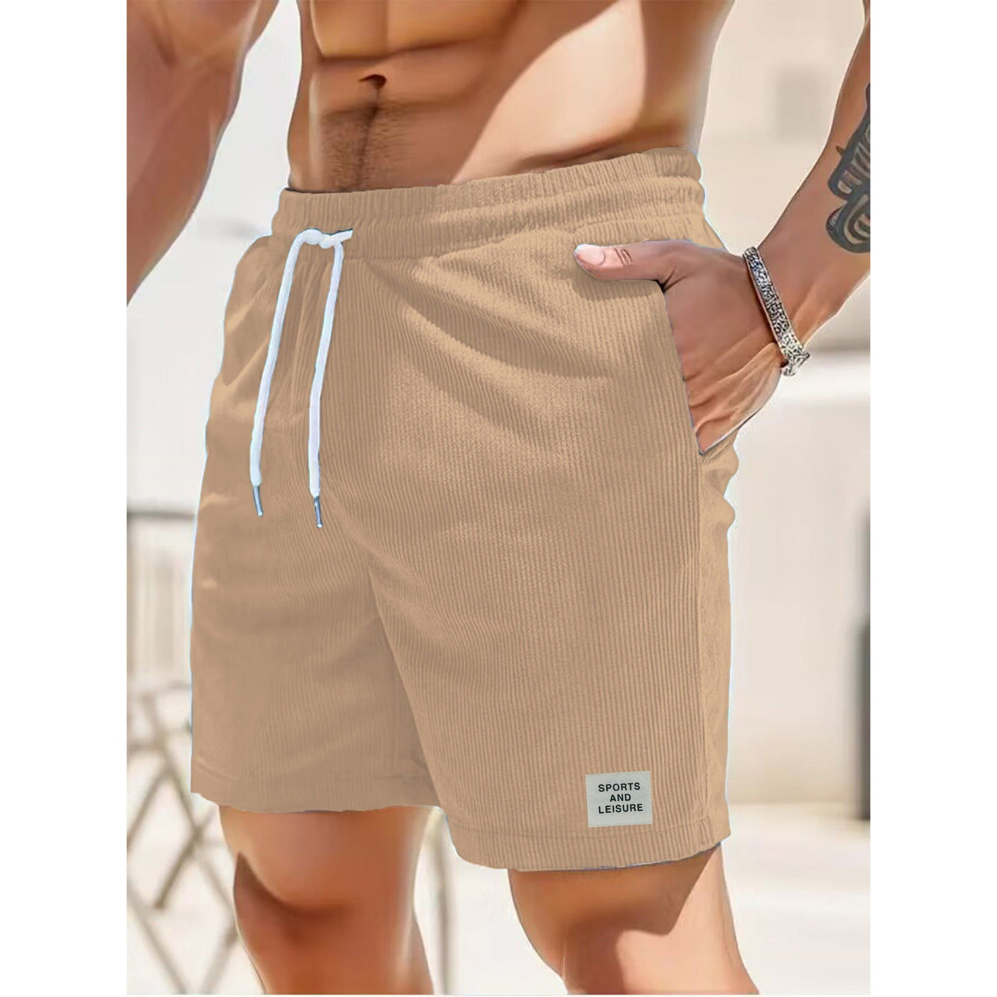 Herren Shorts im Streifen-Design für den Sommer - Elouan