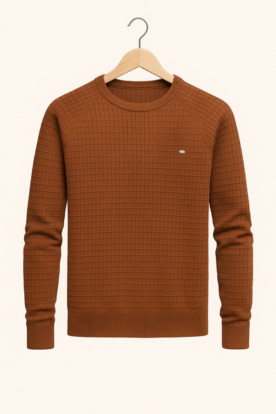 Strukturiertes Sweatshirt für Herren im lässigen Stil - Liorak