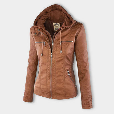 Vegane Lederjacke für Damen