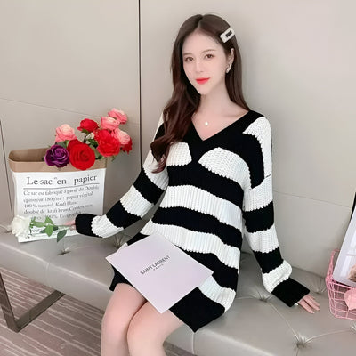 Tamara | Elegantes Strick-Krochetkleid