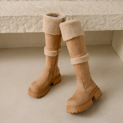 Natascha | Stylische &amp; Bequeme Winter-Stiefel bis zum Knie