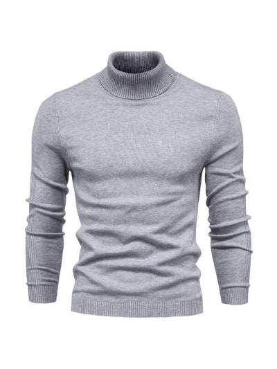 Hochwertiger Herren Rollkragenpullover | Slim Fit | Weiche Merinowolle
