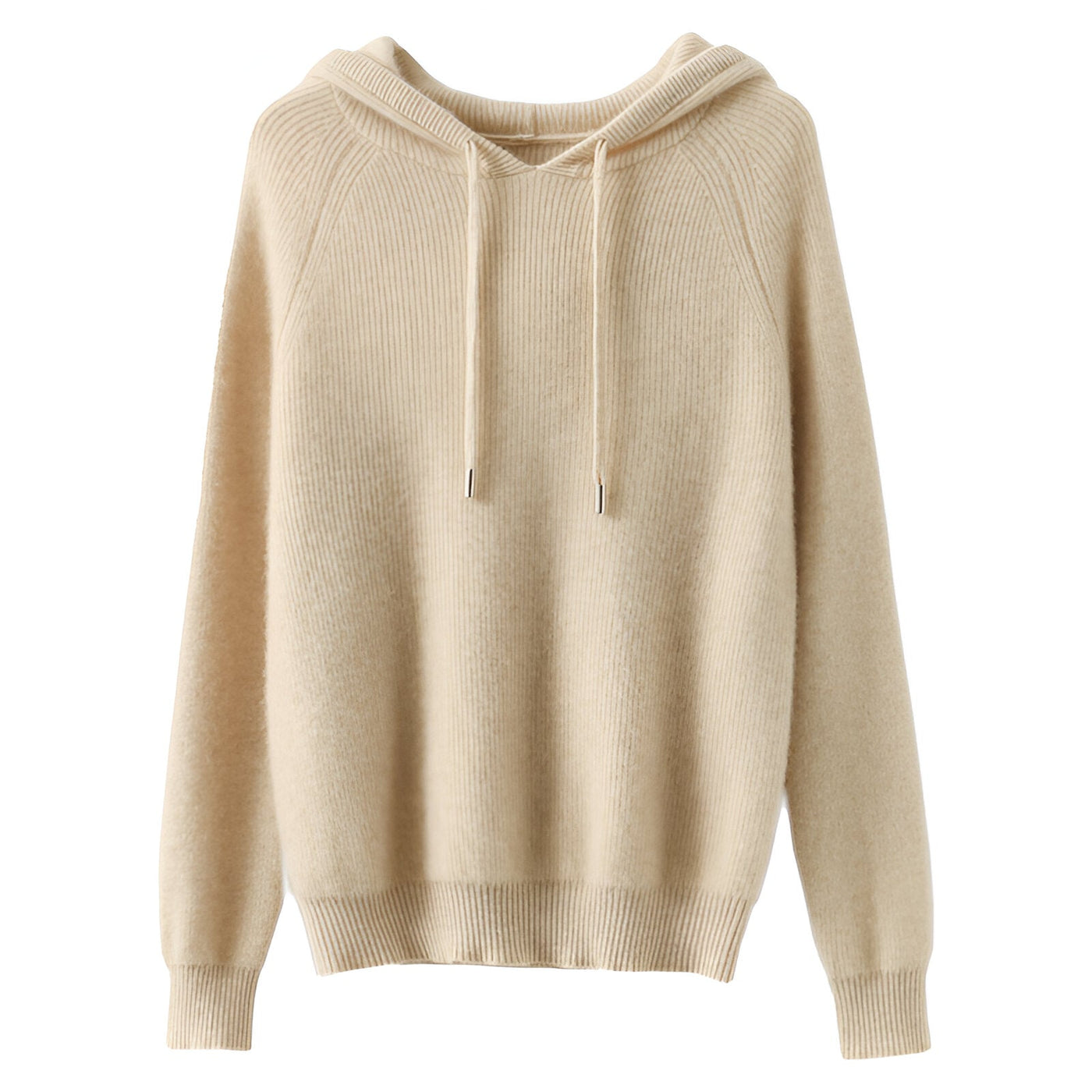 Sina | Kuscheliger Kaschmir-Wollmischung Kapuzen-Pullover-Mantel