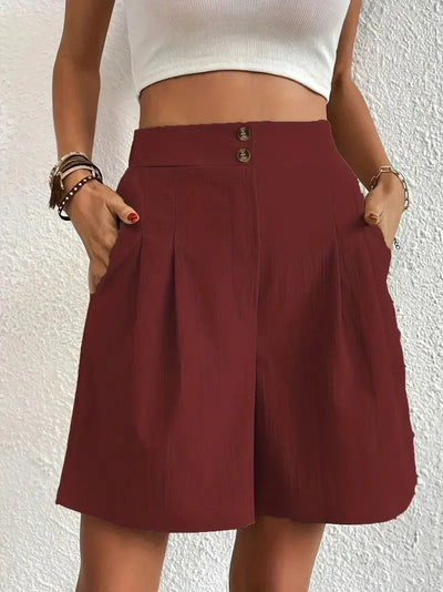 Hochtaillierte Shorts für Damen - Caelina
