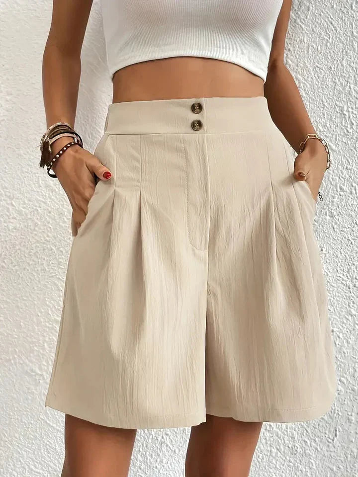 Hochtaillierte Shorts für Damen - Caelina
