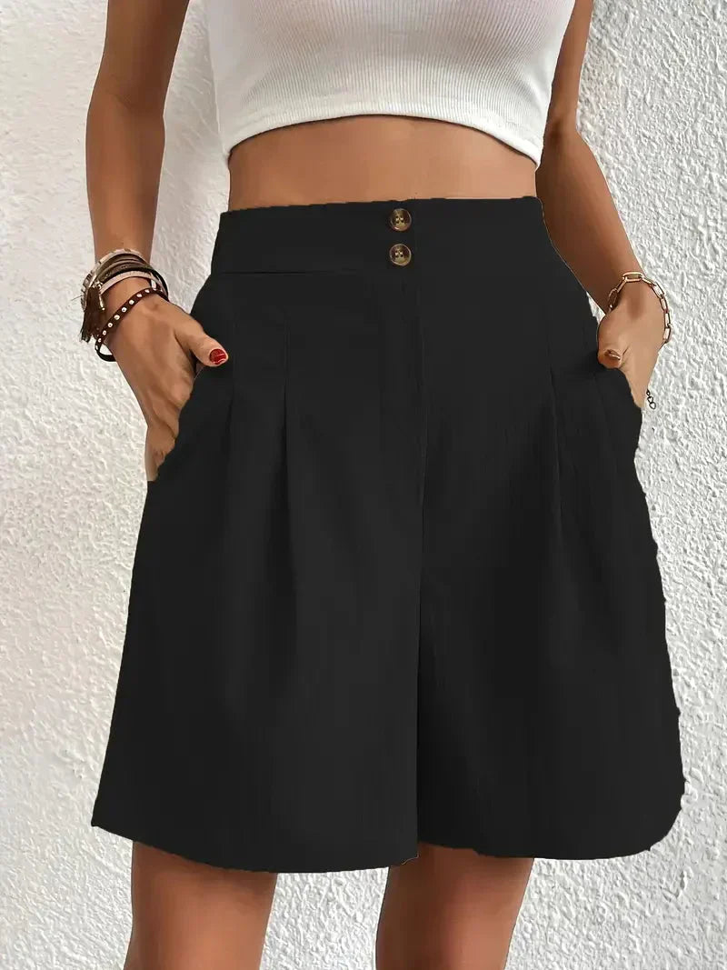 Hochtaillierte Shorts für Damen - Caelina