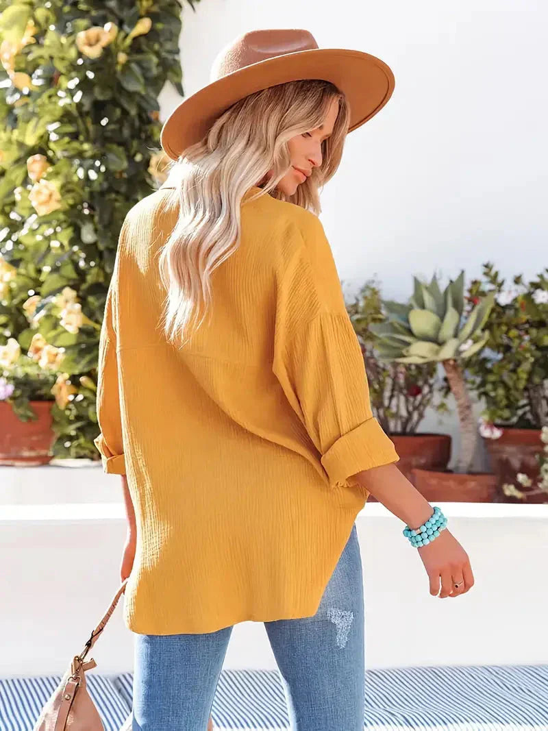 Locker geschnittene Bluse für Damen - Aerisya