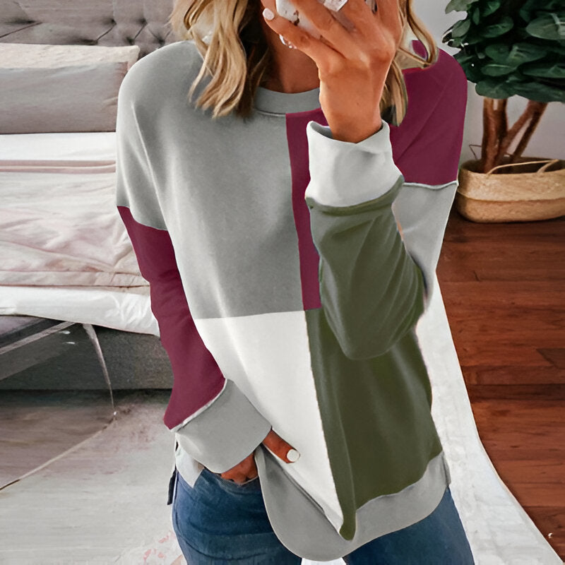 Daphne | Vibrantes Tie-Dye Langarm-Top (Saison 2)