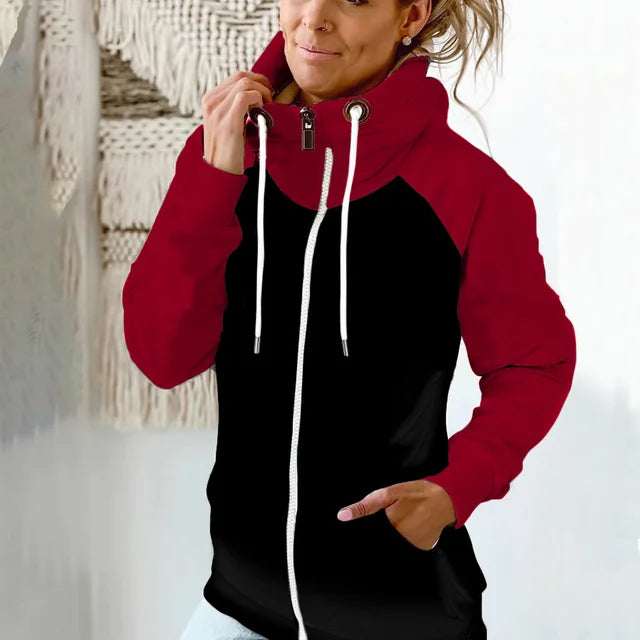 Stilvolle Damen Kapuzenjacke
