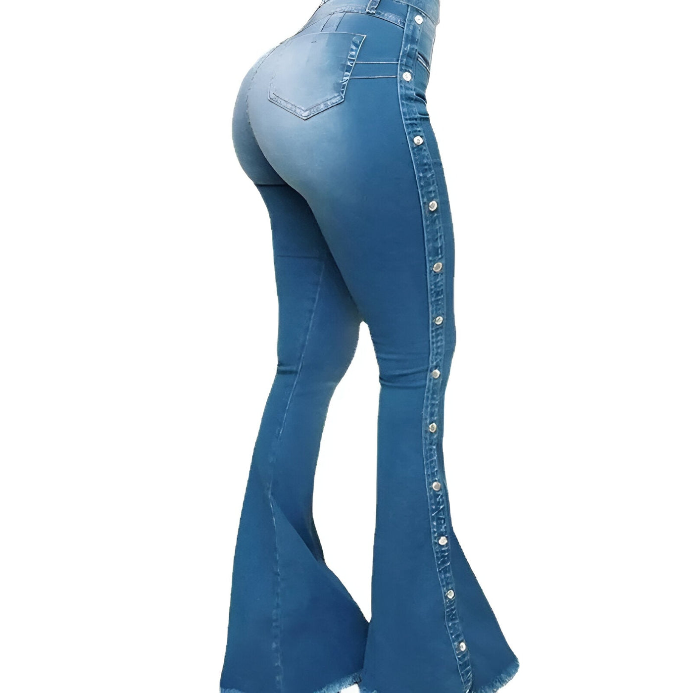 Simona | Vintage-inspirierte High-Waist Flared Jeans