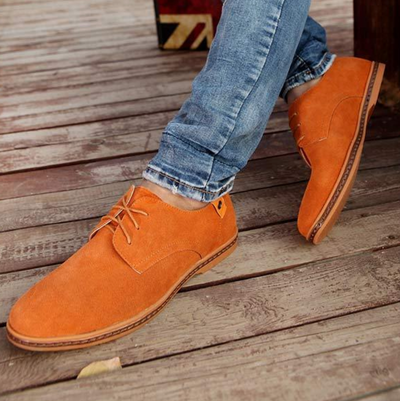Herren Lederschuhe aus Wildleder – Vayron