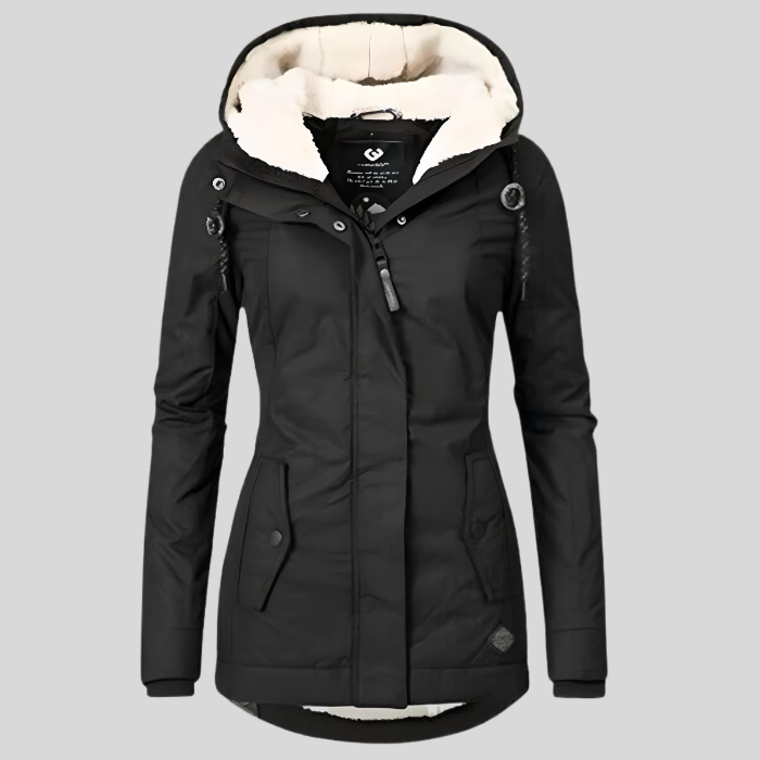 Wasserfeste Winterjacke Grau - Ella