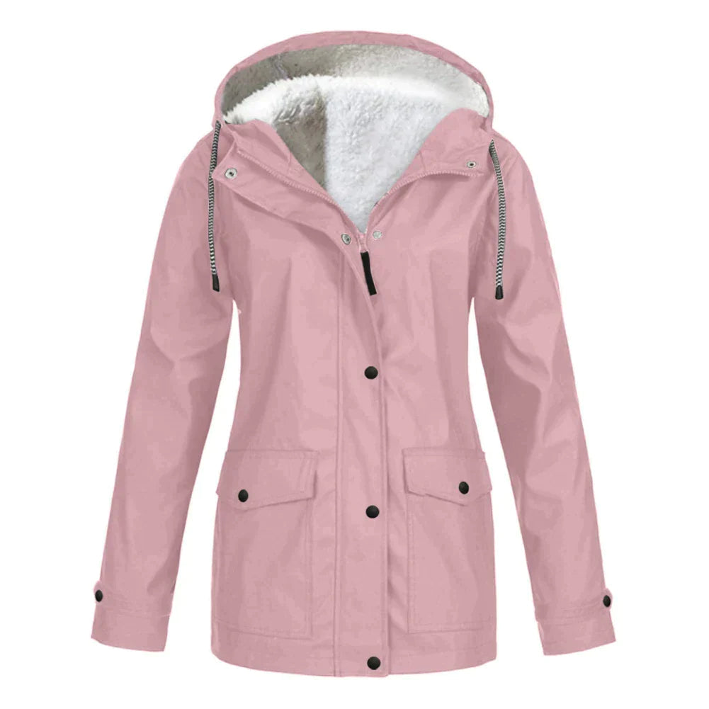 Damen Winterjacke wasserdicht & warm mit Kapuze | Outdoor Funktionsjacke
