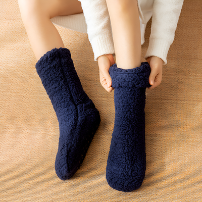 Caroline | Kuschelige Samt-Fleece-Socken für Damen
