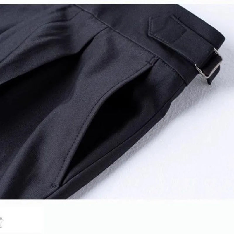 Herren Elegante Slim Fit Hose Business