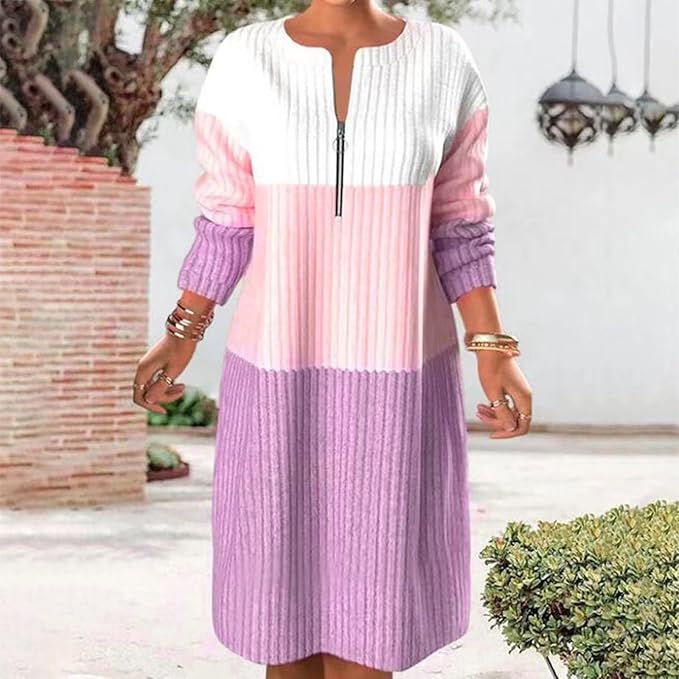 Elegantes Damen Cocktailkleid mit Rundhalsausschnitt