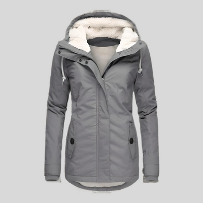 Wasserfeste Winterjacke Grau - Ella
