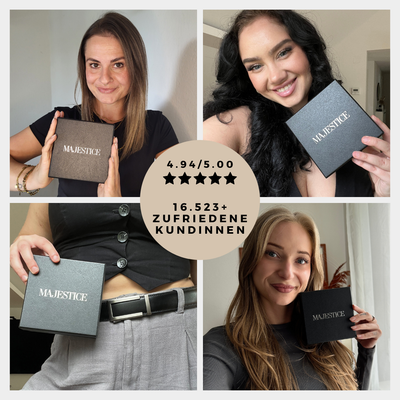 Alex | Leder Gürtel mit Automatischer Schnalle und Aussparung