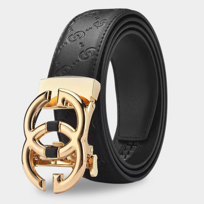 Alex | Leder Gürtel mit Automatischer Schnalle und Aussparung