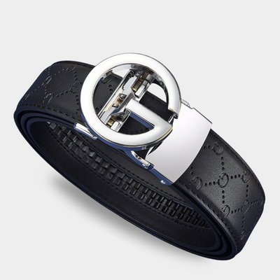 Alex | Leder Gürtel mit Automatischer Schnalle und Aussparung