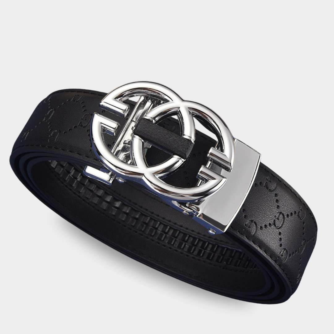 Alex | Leder Gürtel mit Automatischer Schnalle und Aussparung