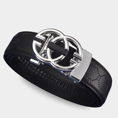 Alex | Leder Gürtel mit Automatischer Schnalle und Aussparung