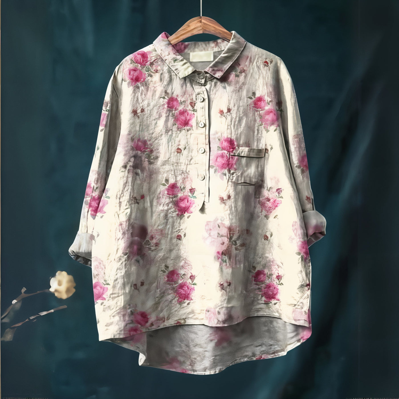 Marlene | Bluse mit romantischem Blumenprint