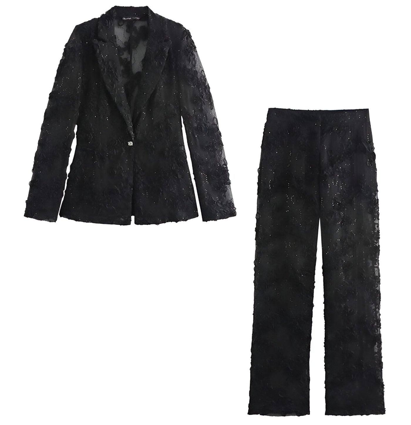 Flora | Elegantes 2-teiliges Set mit Pailletten für Damen