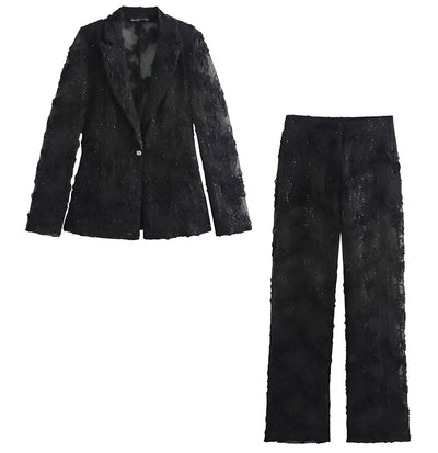 Flora | Elegantes 2-teiliges Set mit Pailletten für Damen