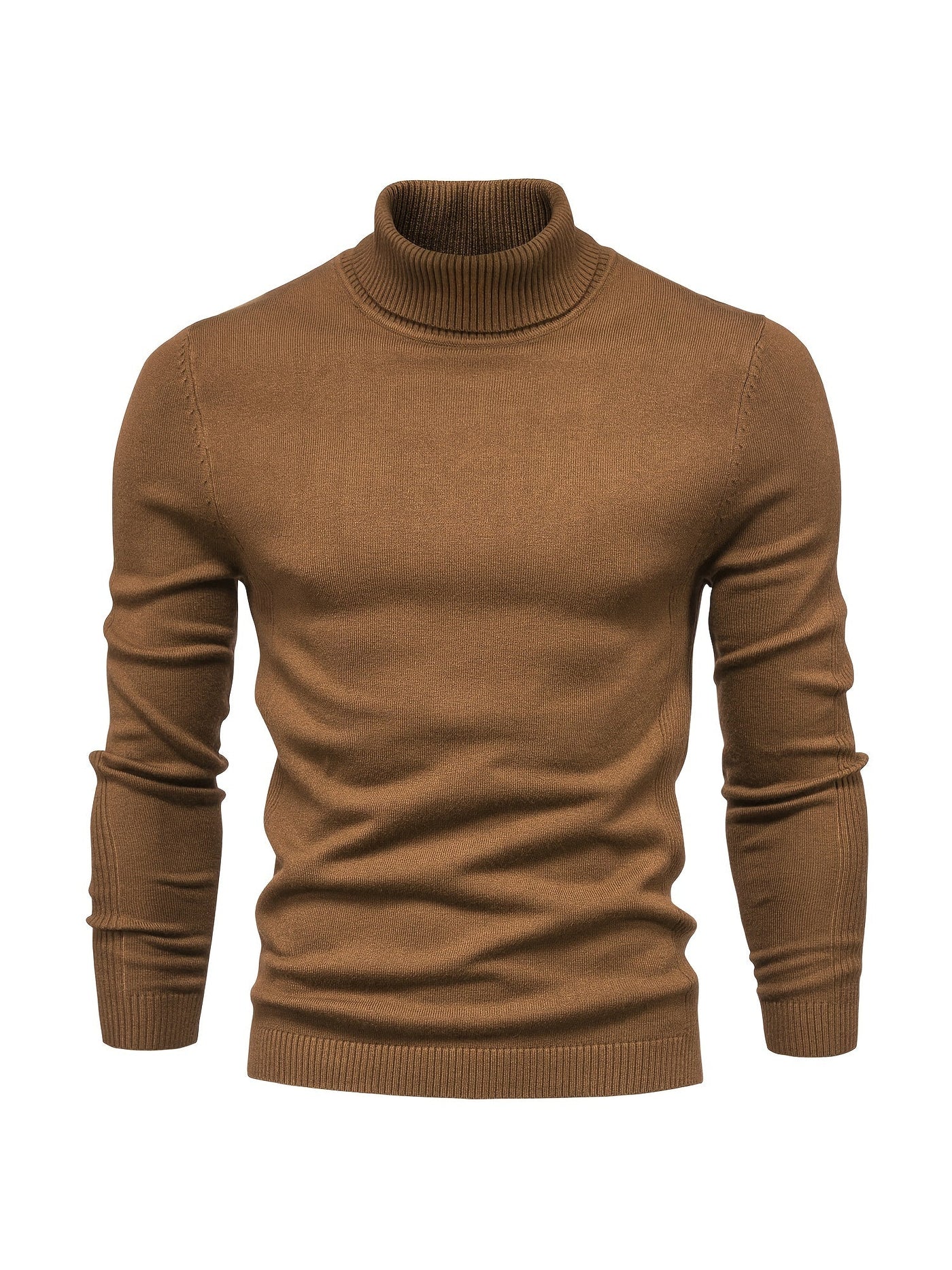 Eleganter Herren Rollkragenpullover aus Merinowolle