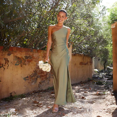 Damen One-Shoulder Festliche Kleider - Lella