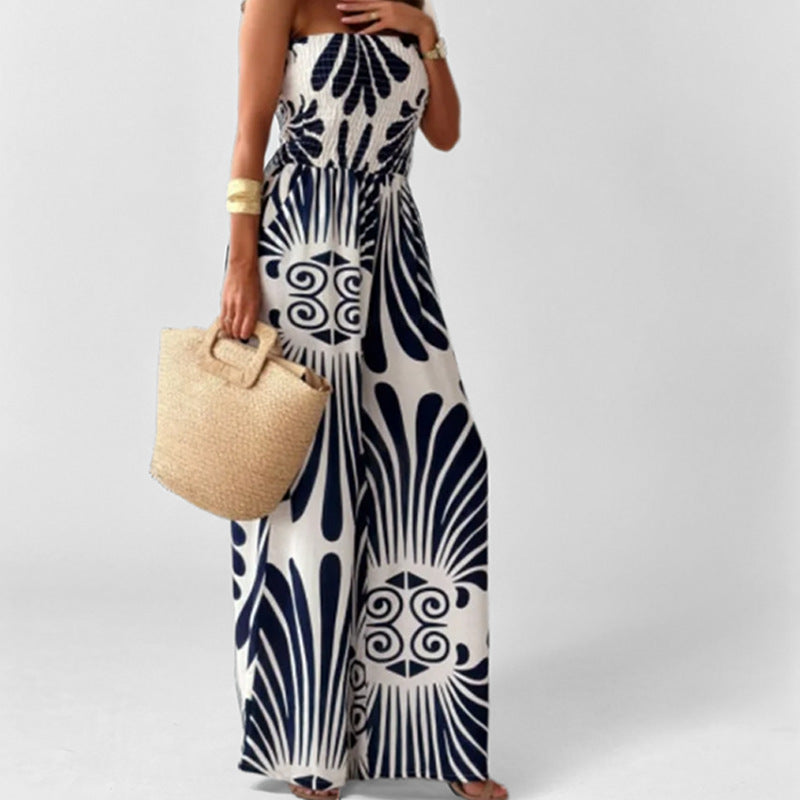 Damen Off-Shoulder  Sommer Jumpsuit - Divna