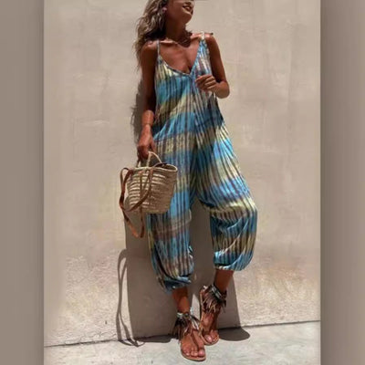 Yaneva - Elegant Mit Verstellbaren Trägern Jumpsuit  Für Sommer