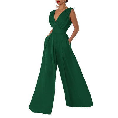 Eleganter Slim Fit Damen Jumpsuit  - Helga