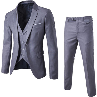 Adam – Dreiteiliger Herrenanzug im Business-Casual-Stil
