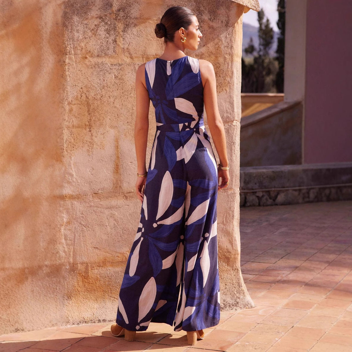 Anette - Elegant Ärmellos Damen Jumpsuit  Ideal für Sommer