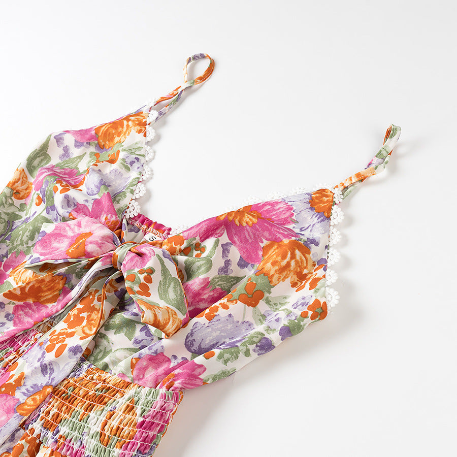 Damen Mini Kleid A-Line mit Rüschensaum - Inga