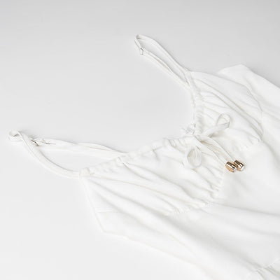 Elegantes Langes Rückenfreies Damen Kleid – Rósný