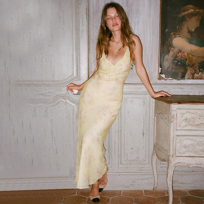 Vintage Damen Slip Kleid - Kleópatra