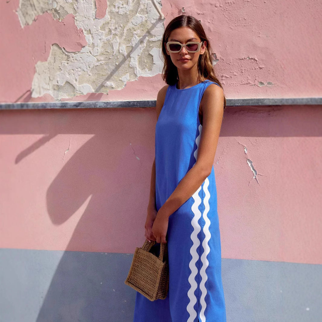 Ärmelloses Midi Kleid  Entspannte Passform für Sommer - Maneva