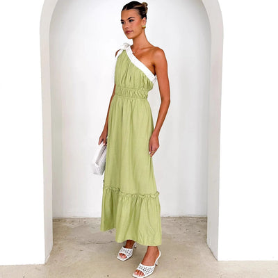 Damen One-Shoulder Kleid  für Sommer - Munda