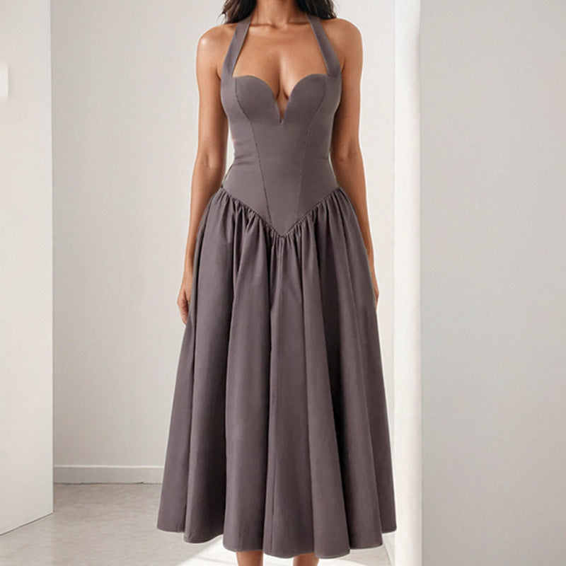 Valyova -  Damen Midi A-Line Kleid - Perfekt für Hochzeiten Cocktailpartys