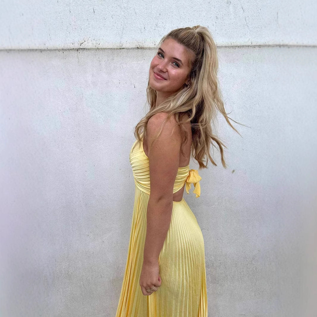 Thea - Kleid mit V-Ausschnitt