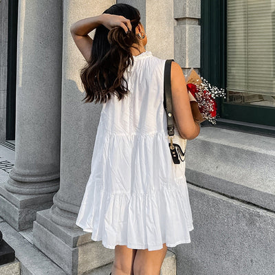 Leichte Damen A-Linien Kleid  für Sommer - Tófa