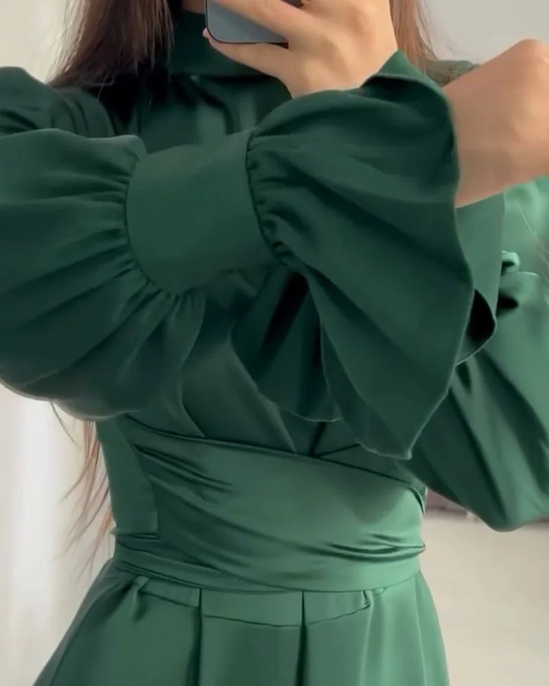 Elegantes Damen Maxikleid mit Floralmuster